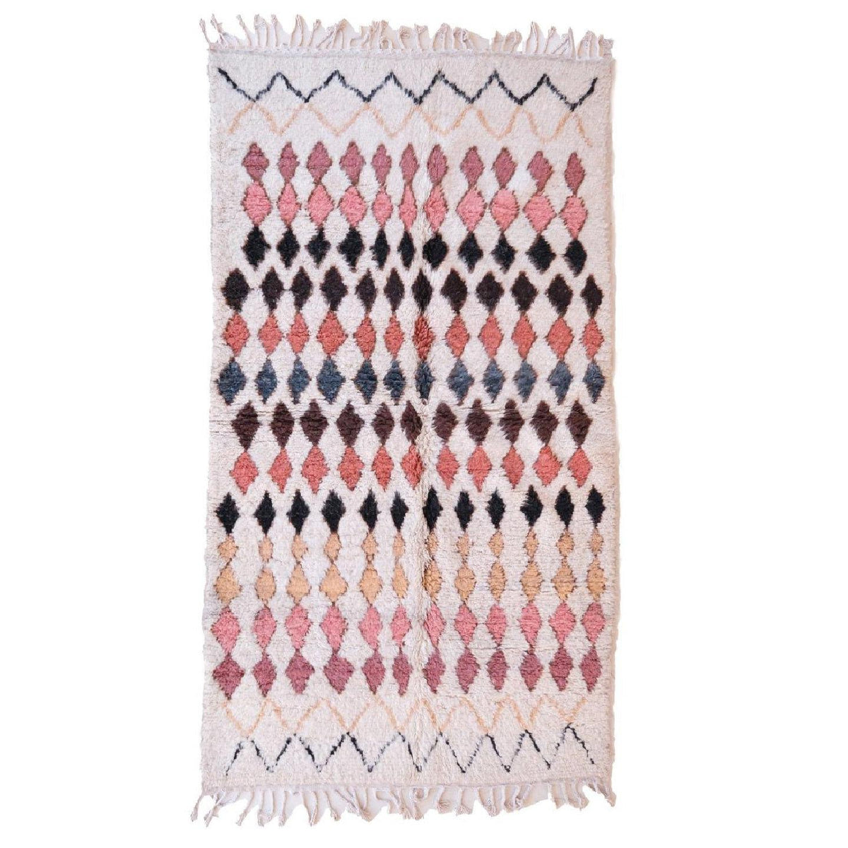 AFK Living vloerkleed Berber - handgemaakt - Wol - 80 cm x 240 cm
