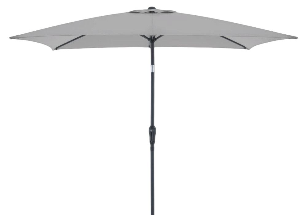 PARASOLL DOPPLER LIFE 250X200CM GRÅ