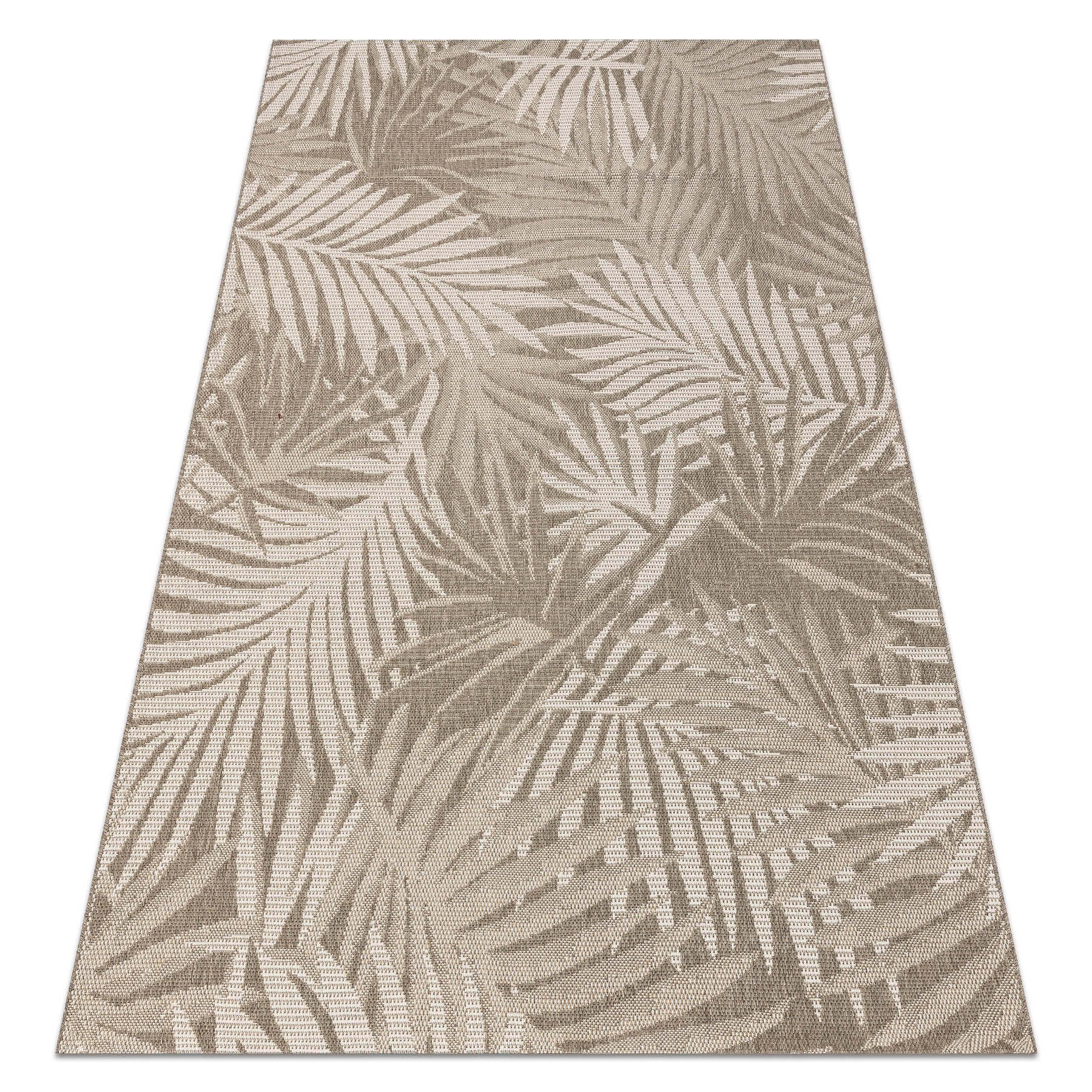 DYWAN SZNURKOWY SIZAL FLOORLUX 20504 LIŚCIE ciemnoszary / 60x110 cm