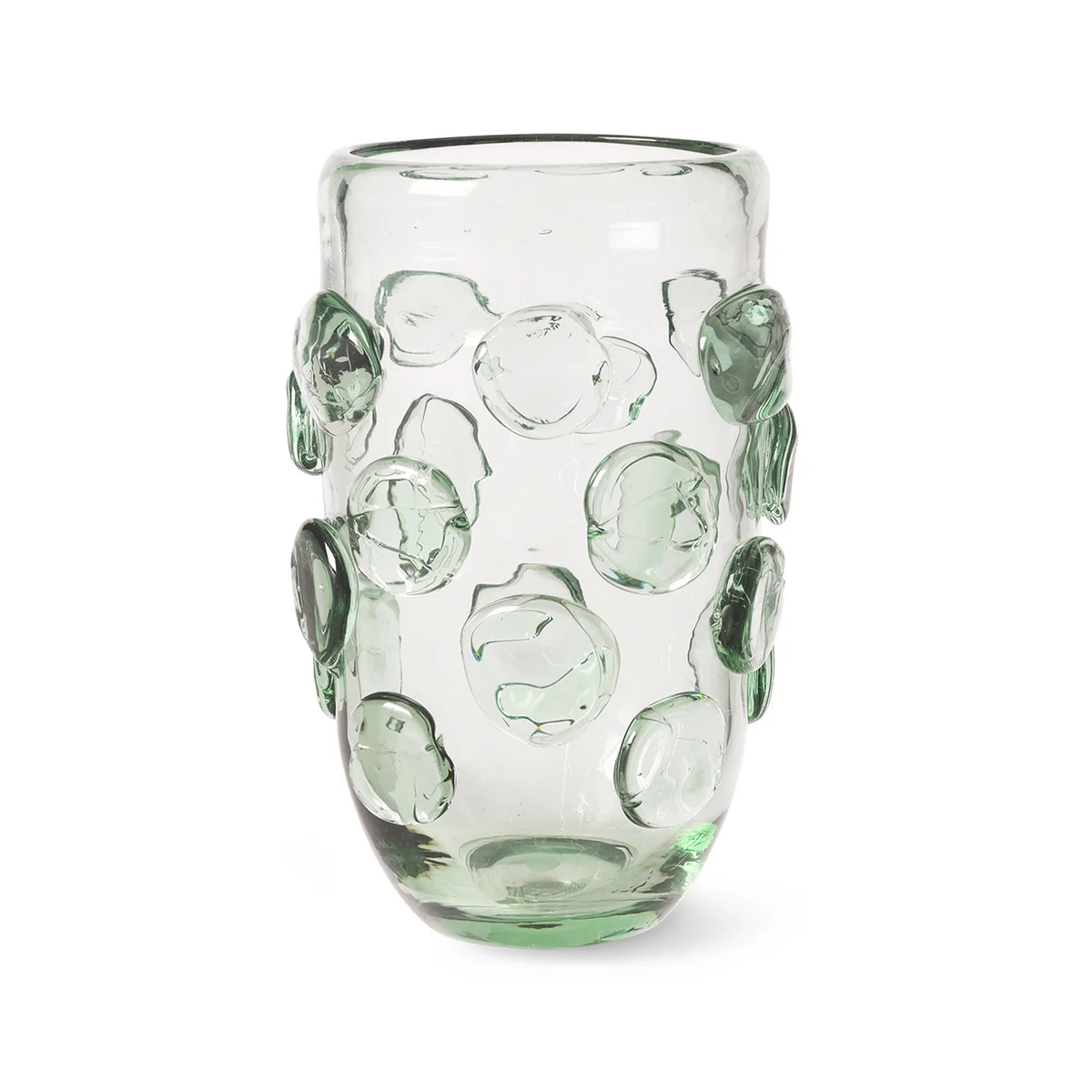 Ferm Living - Lump Vase, H 25 cm x Ø 17 cm, klar (recycelt)