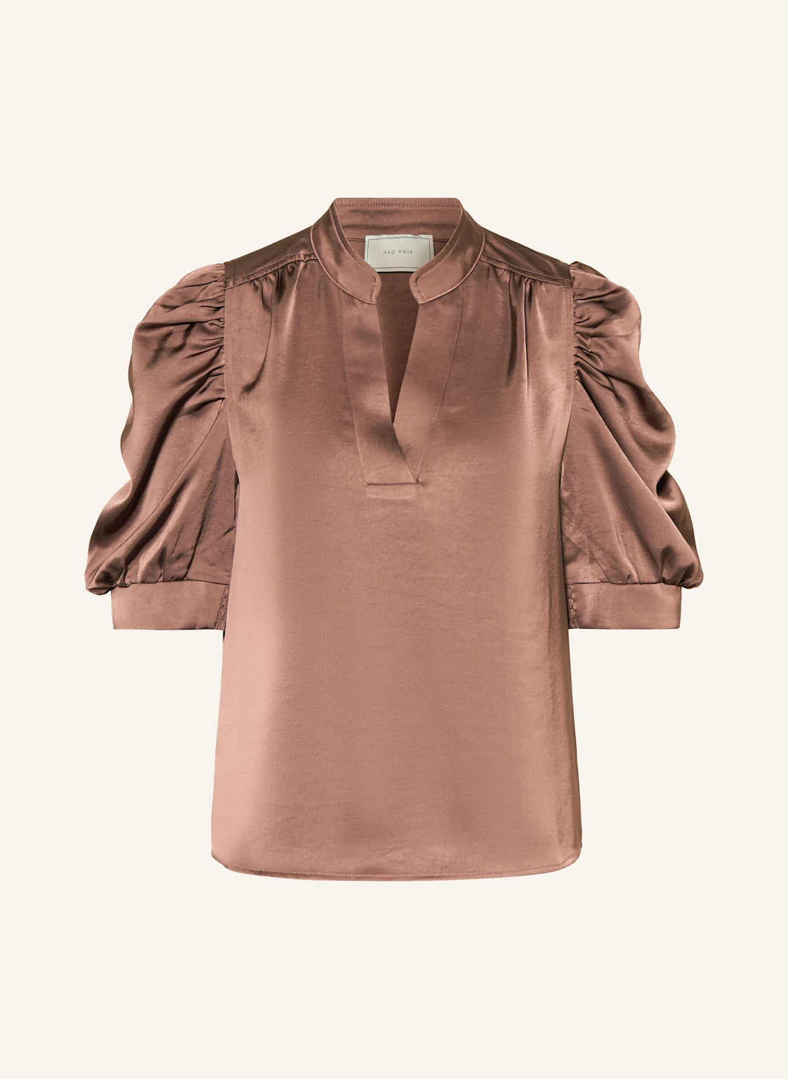 NEO NOIR Blusenshirt ROELLA aus Satin