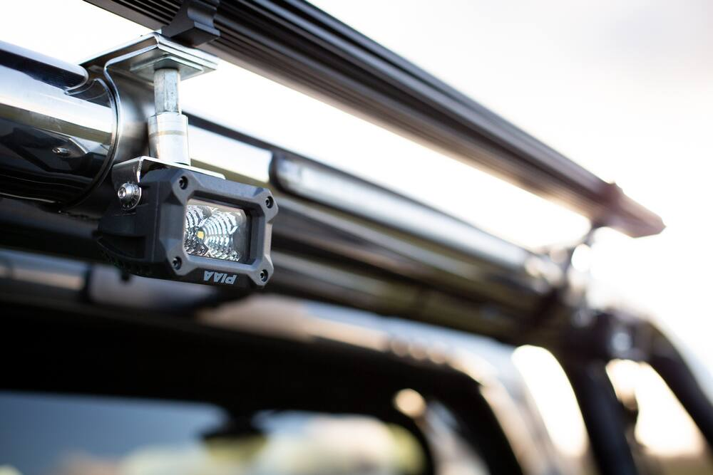 PIAA 2000 Series Flood Beam LED Light Kit, Waterproof & Adjustable, 2-in