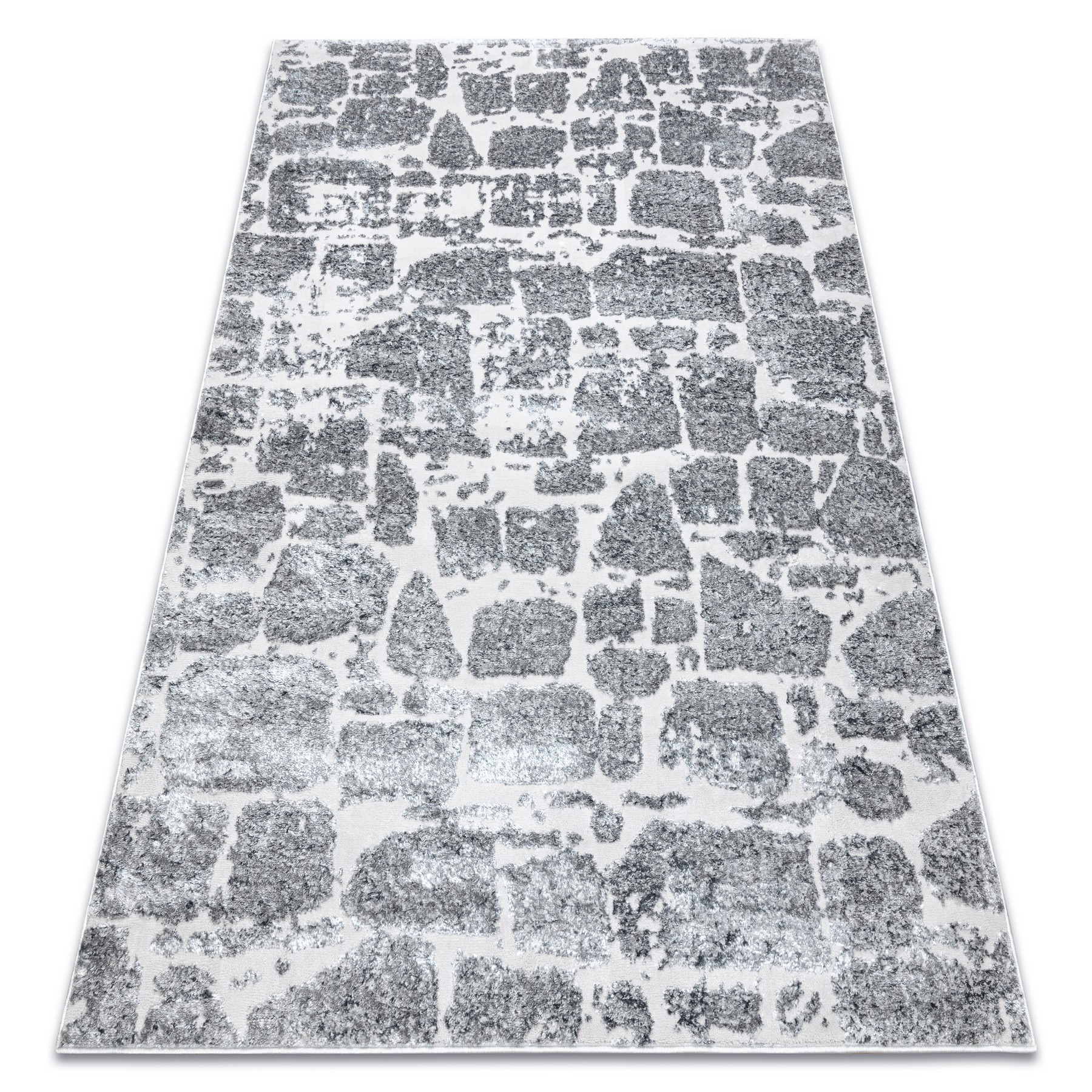 Dywan MEFE nowoczesny6184 Kostka brukowa cegła - 80x150 cm