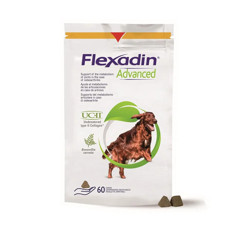 Vetoquinol Flexadin Advance BW dog supplement 60 units