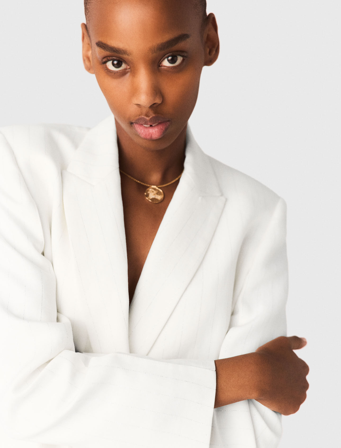 Veste de tailleur croisée