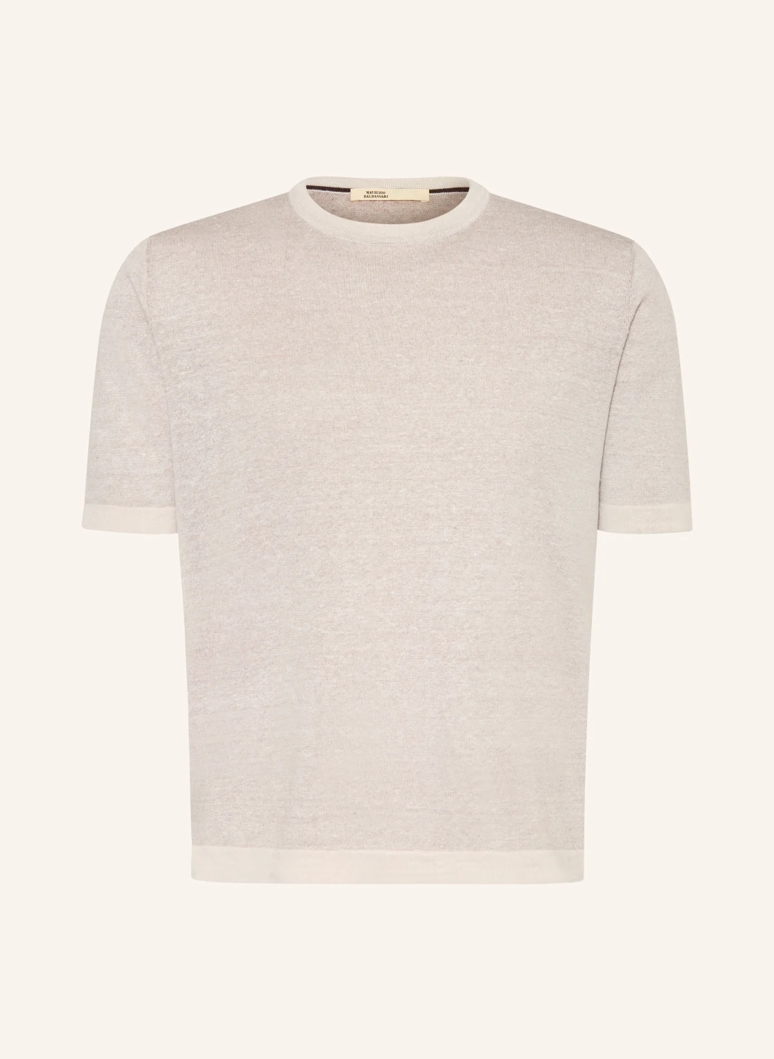 MAURIZIO  BALDASSARI Strickshirt mit Leinen
