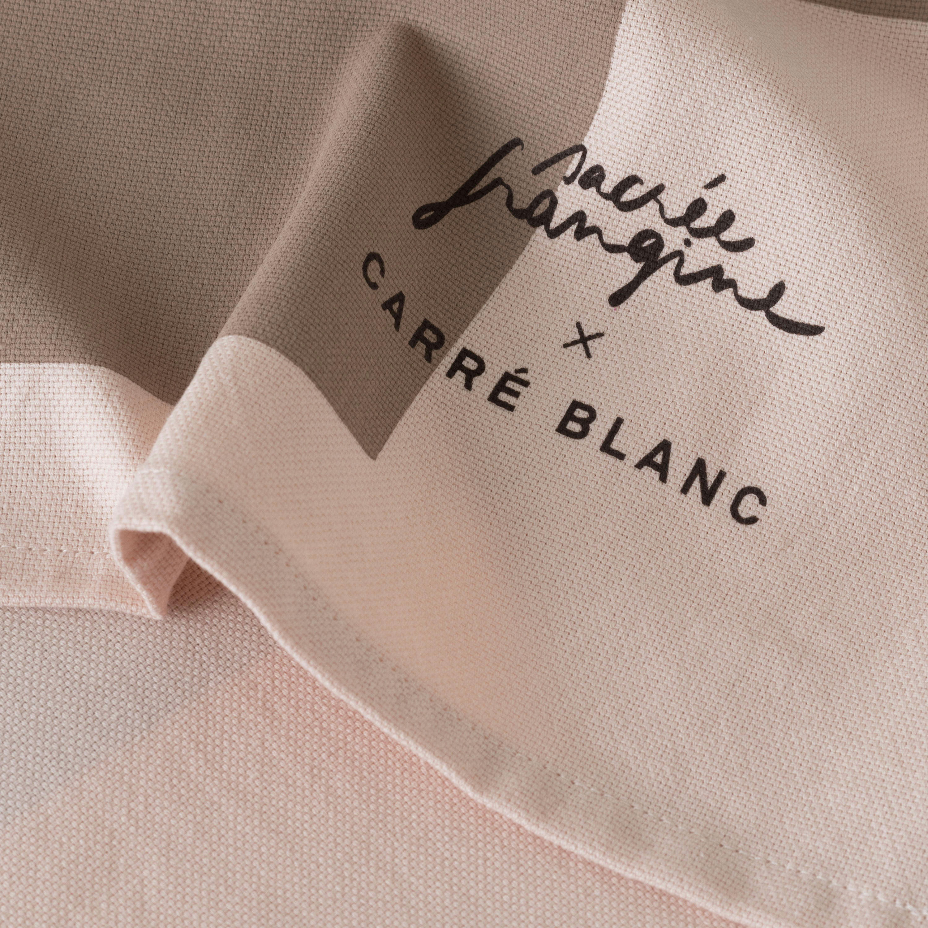 SAFI - Torchon de cuisine Beige imprimé beige 50 x 70 cm