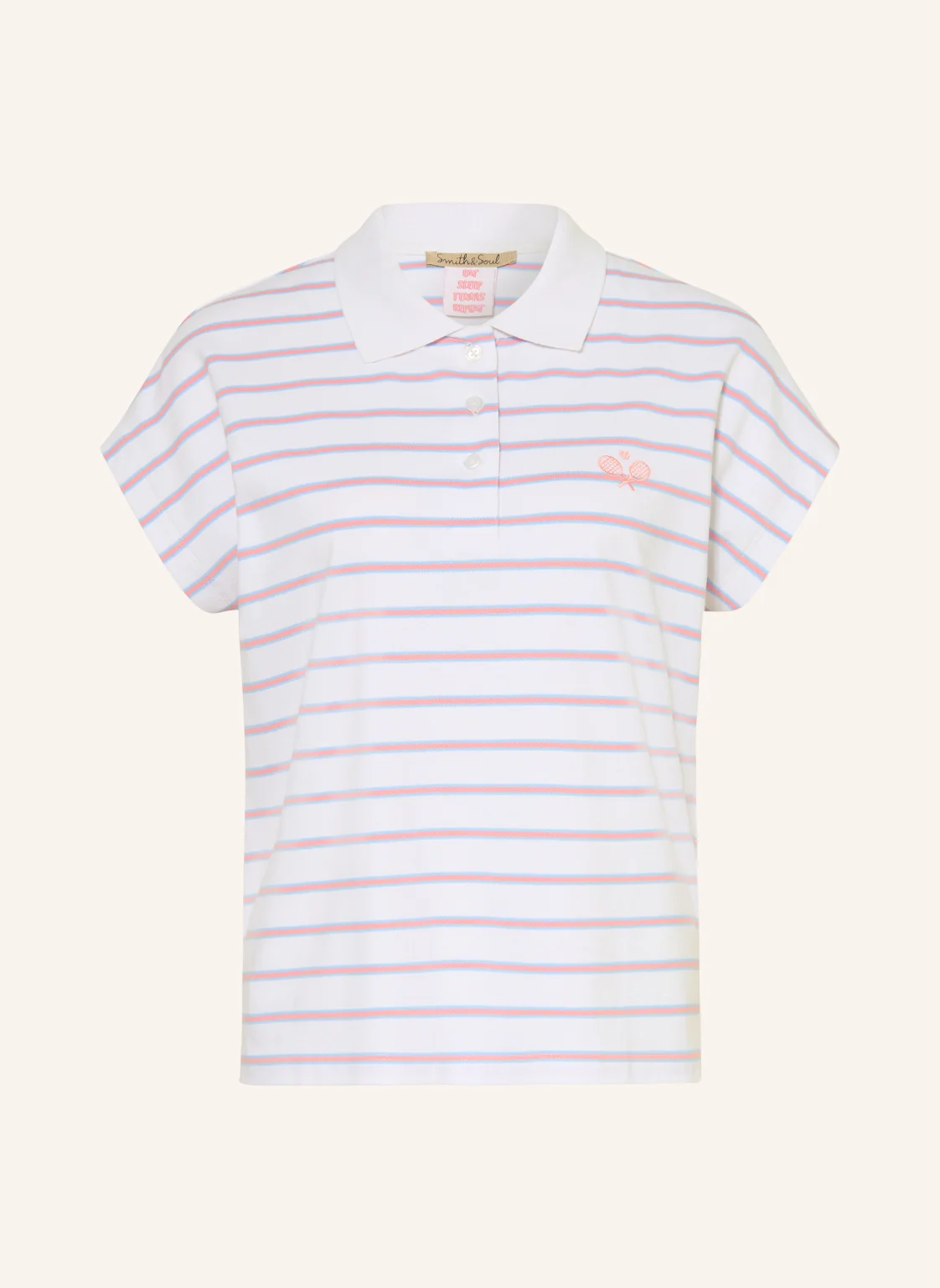 Smith & Soul Piqué-Poloshirt