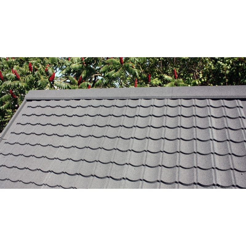 Panneau tuile modulaire anthracite Easy-tuile 113 x 86 cm IKO