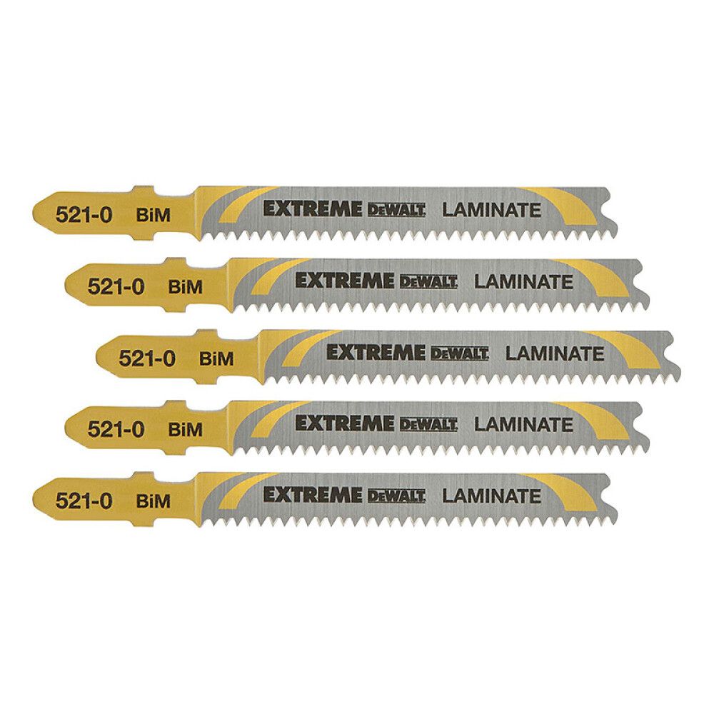 STIKKSAGBLAD DEWALT DT2080 EXTREME LAMINAT 82MM 5 STK