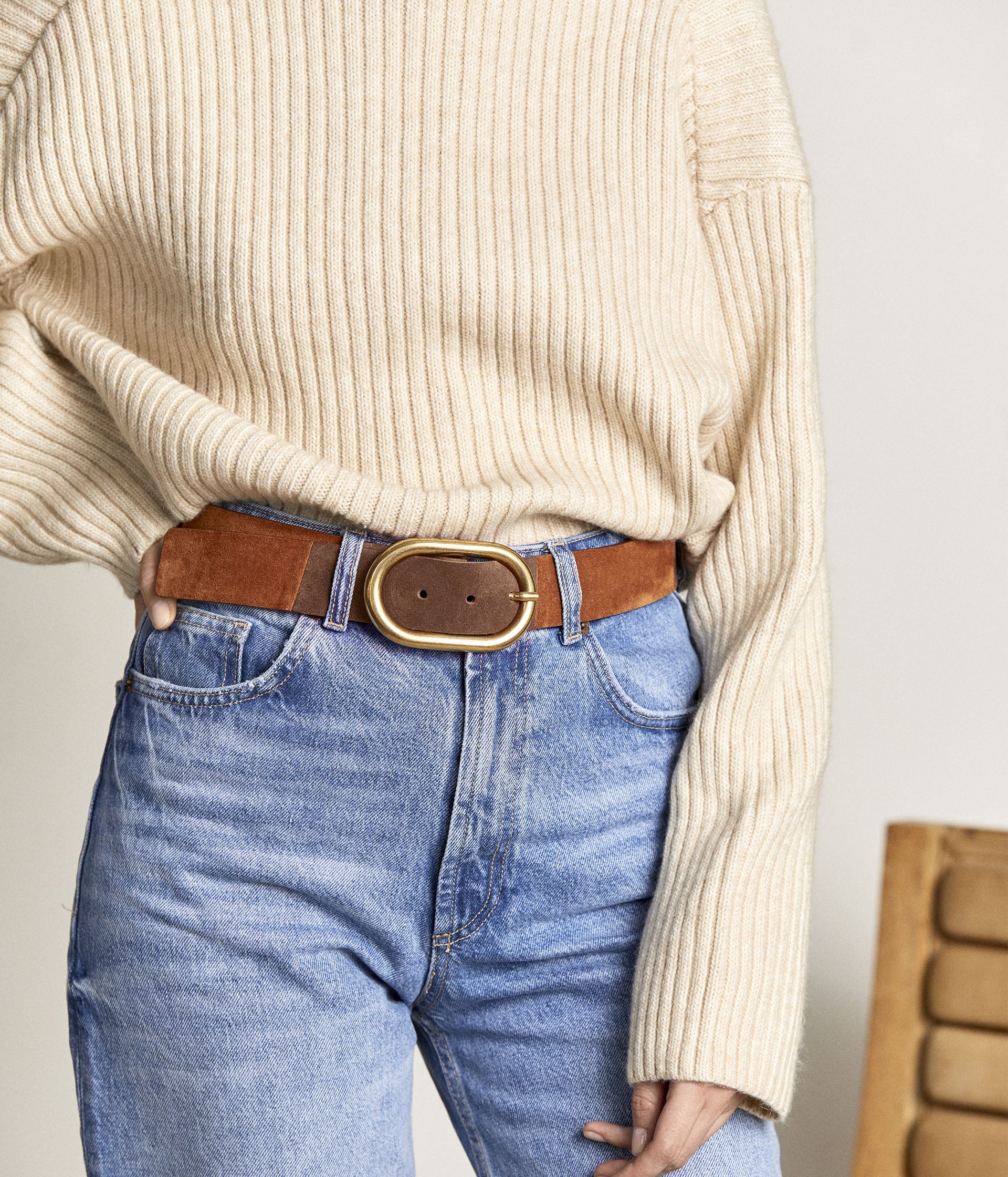 Ceinture cognac Eva