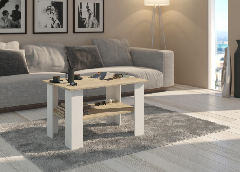 Stolik kawowy ława stół 120x60 cm FRAMIRE A-2 mix sonoma