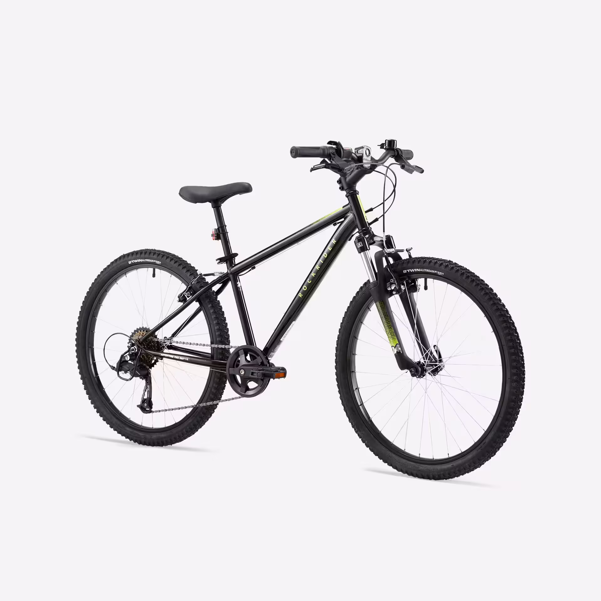 ROCKRIDER MTB voor kinderen 24" EXPL 500 zwart 9-12 jaar