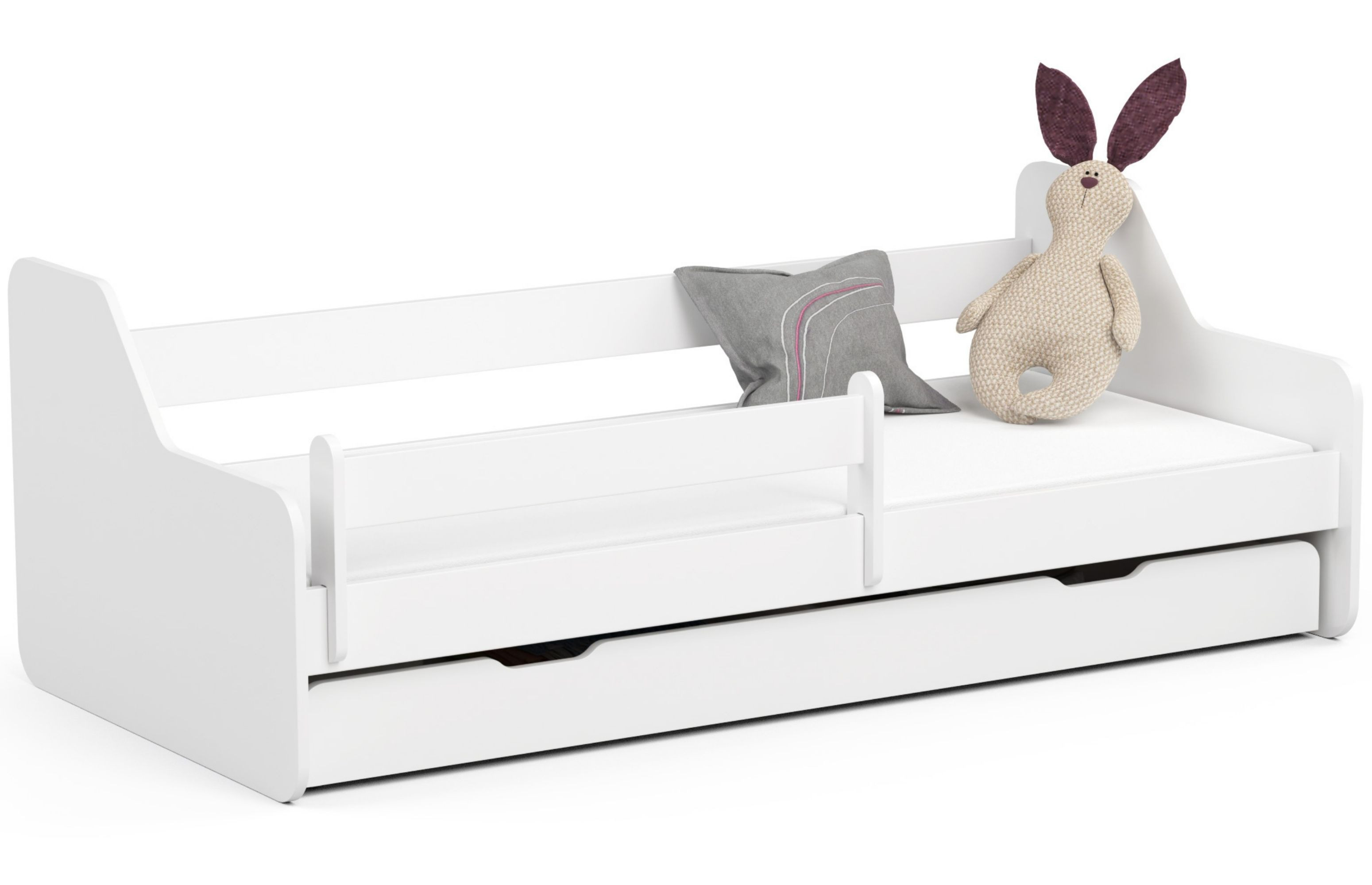 Łóżko dziecięce ACTIV 180x80 Białe   Materac