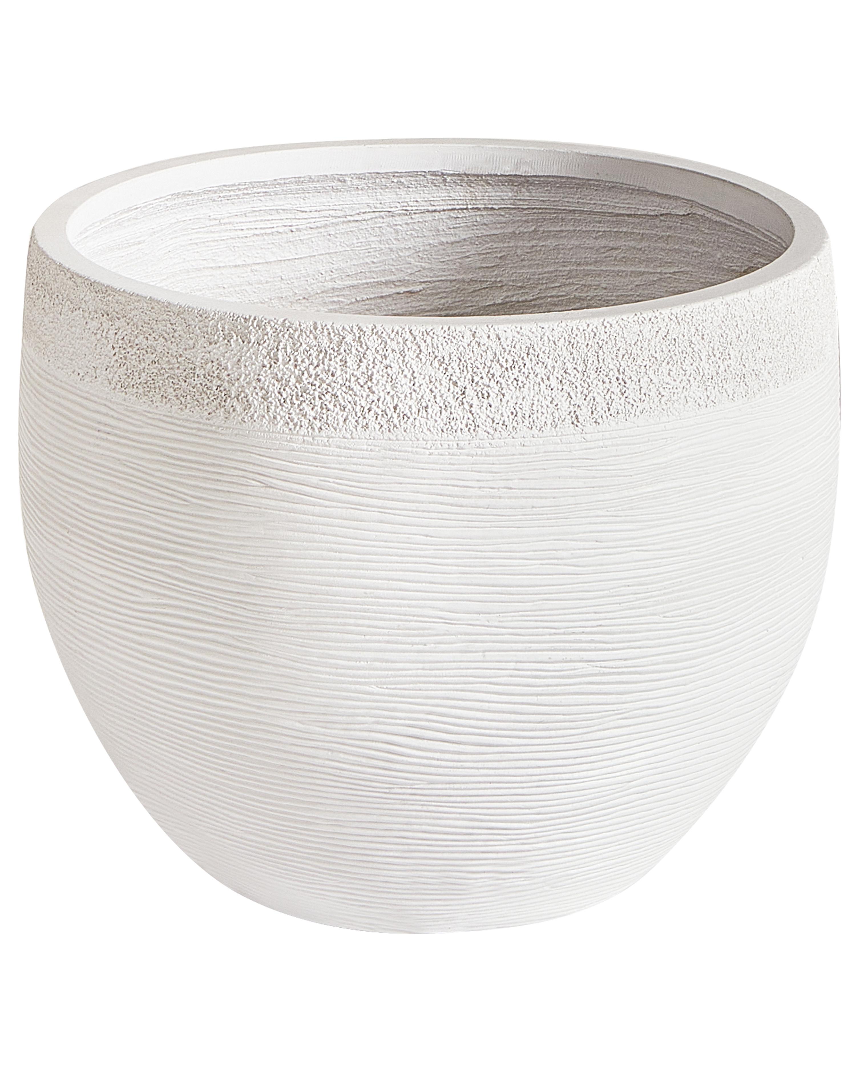 Plant Pot ZAKROS 38 cm White