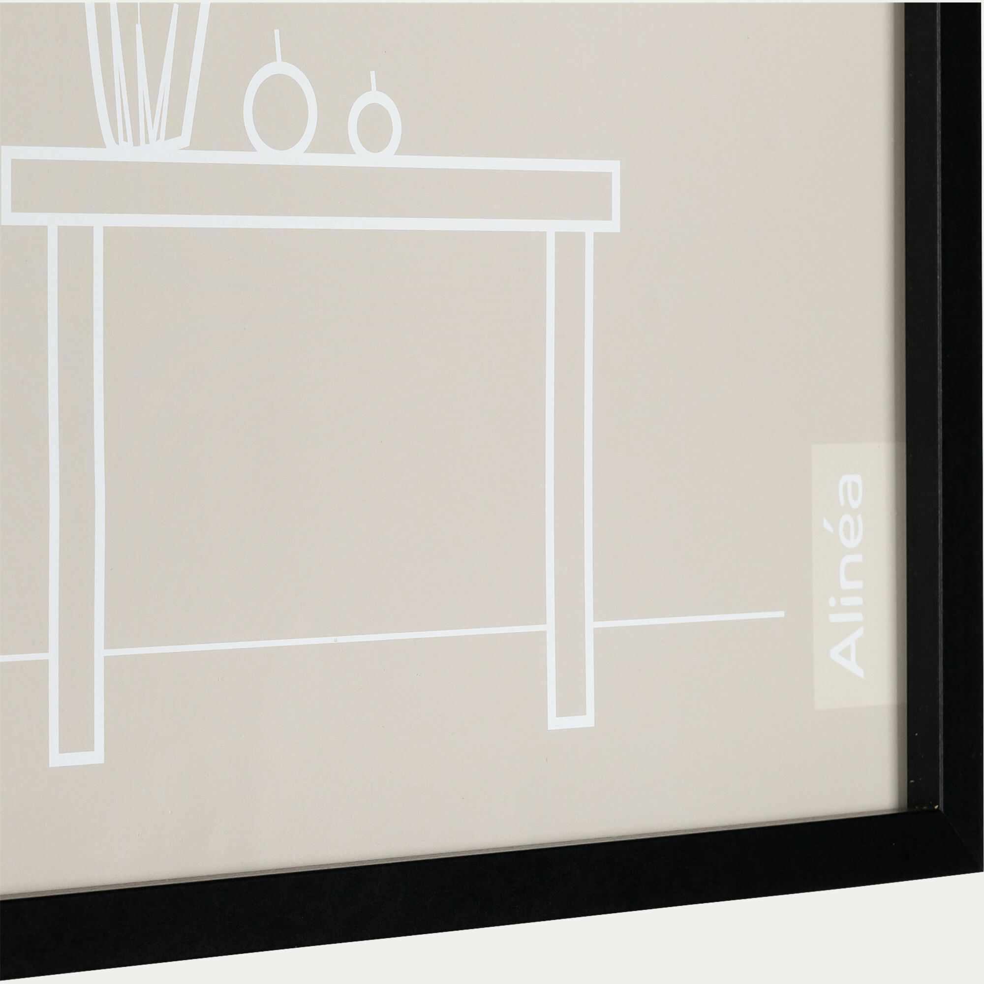 PAHA - Cadre photo en bois 40x50cm - noir