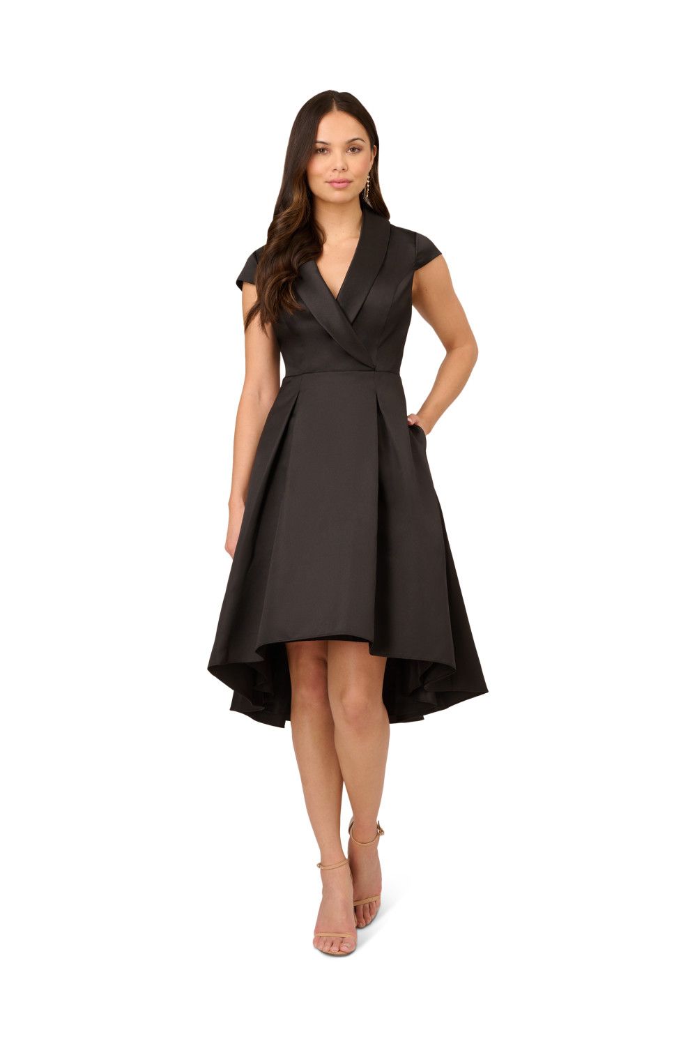 Adrianna Papell High-Low Cocktail Dress