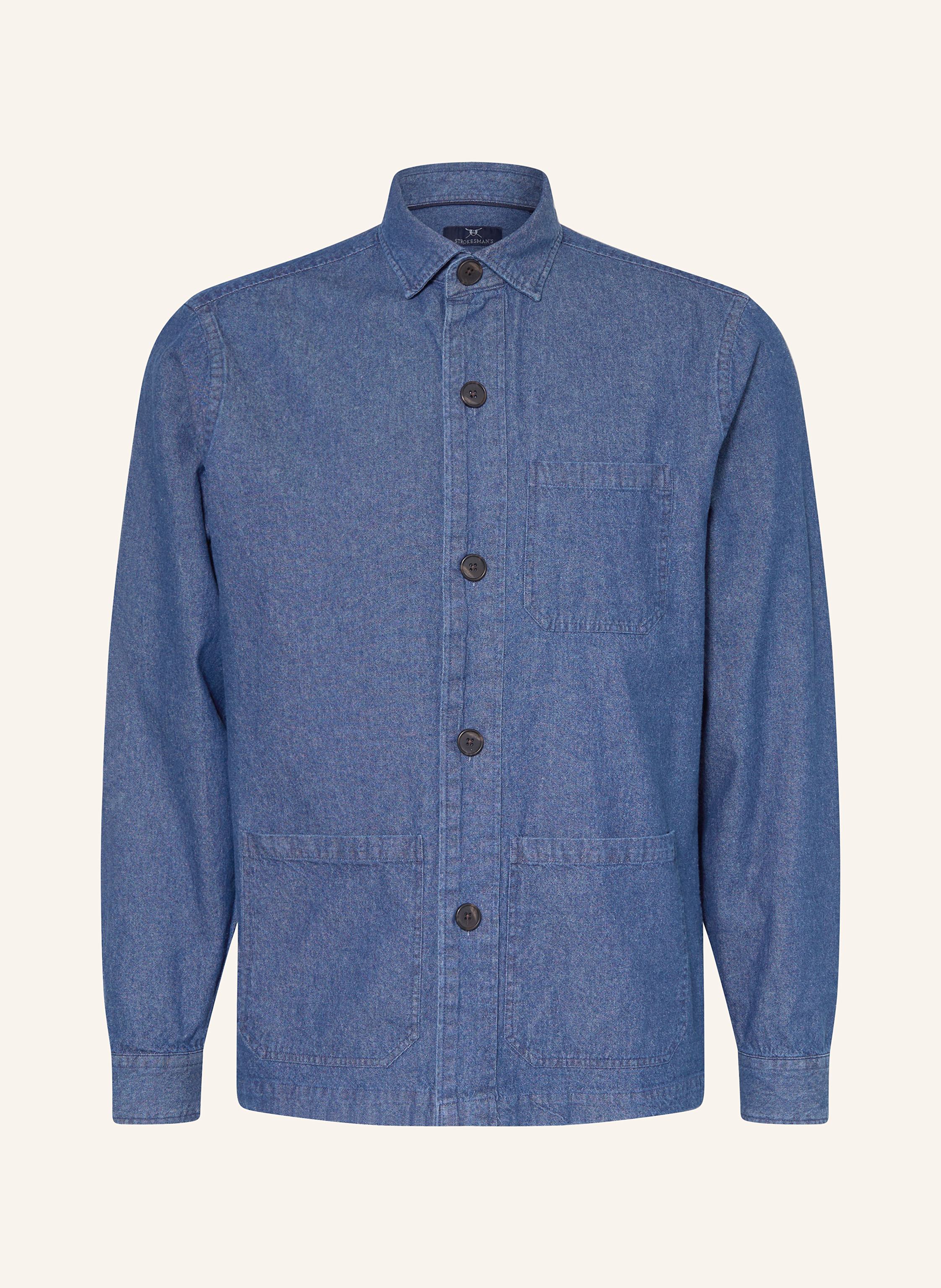 STROKESMAN'S Overshirt in Jeansoptik