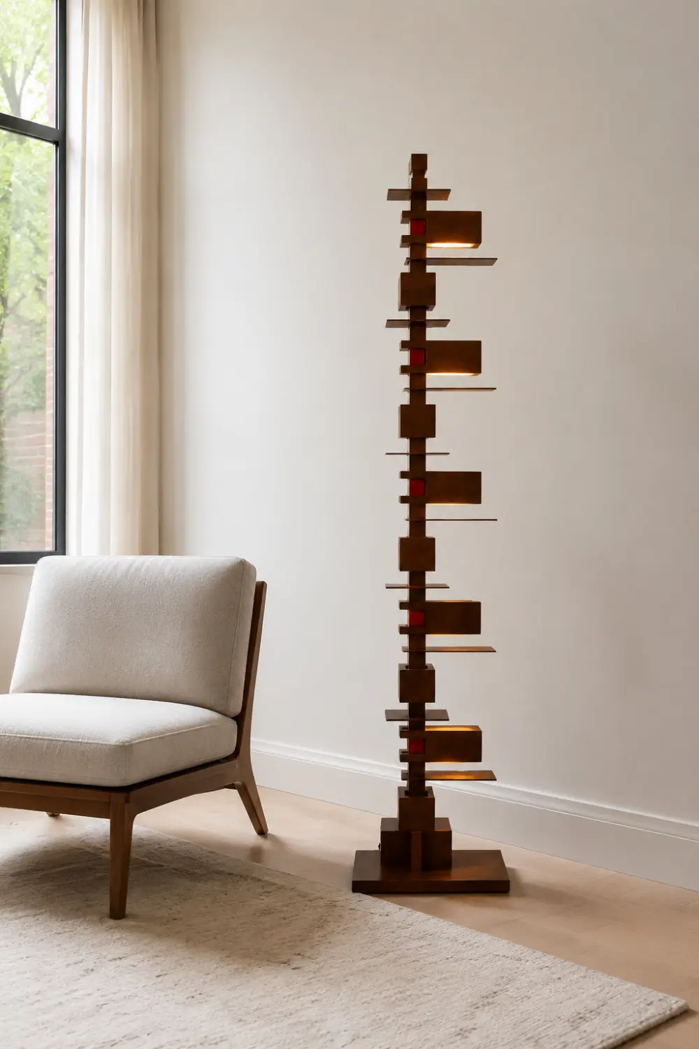 Wooden Art Lamp #WL099