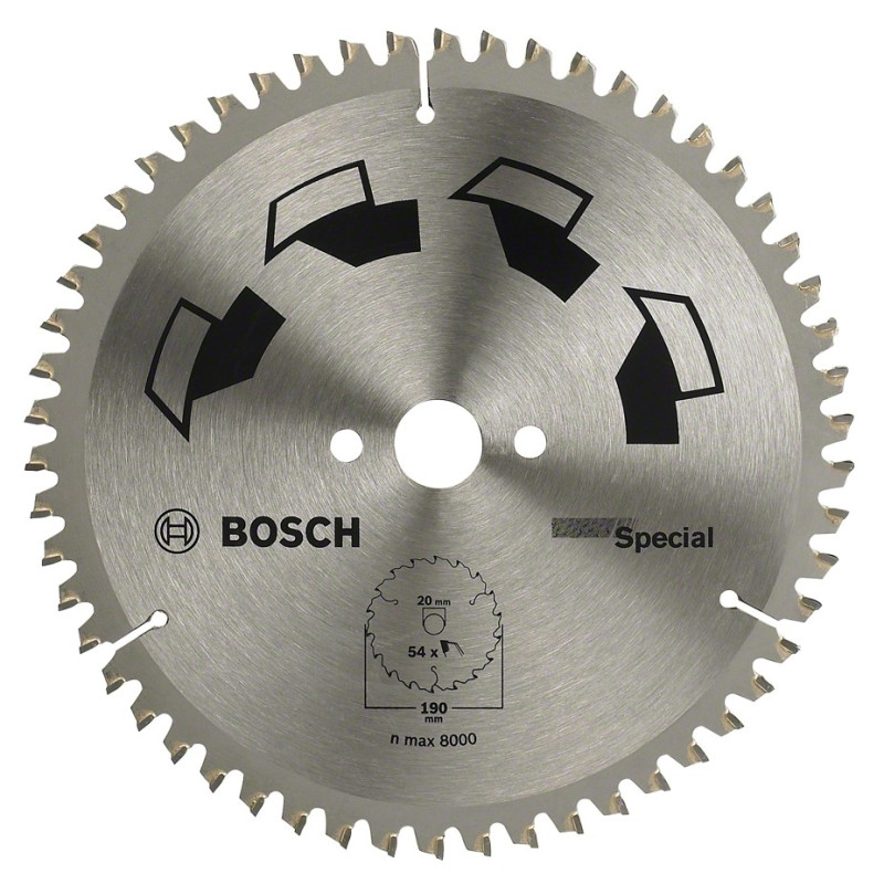 Lame de scie circulaire Special Ø 190 x 20 mm BOSCH