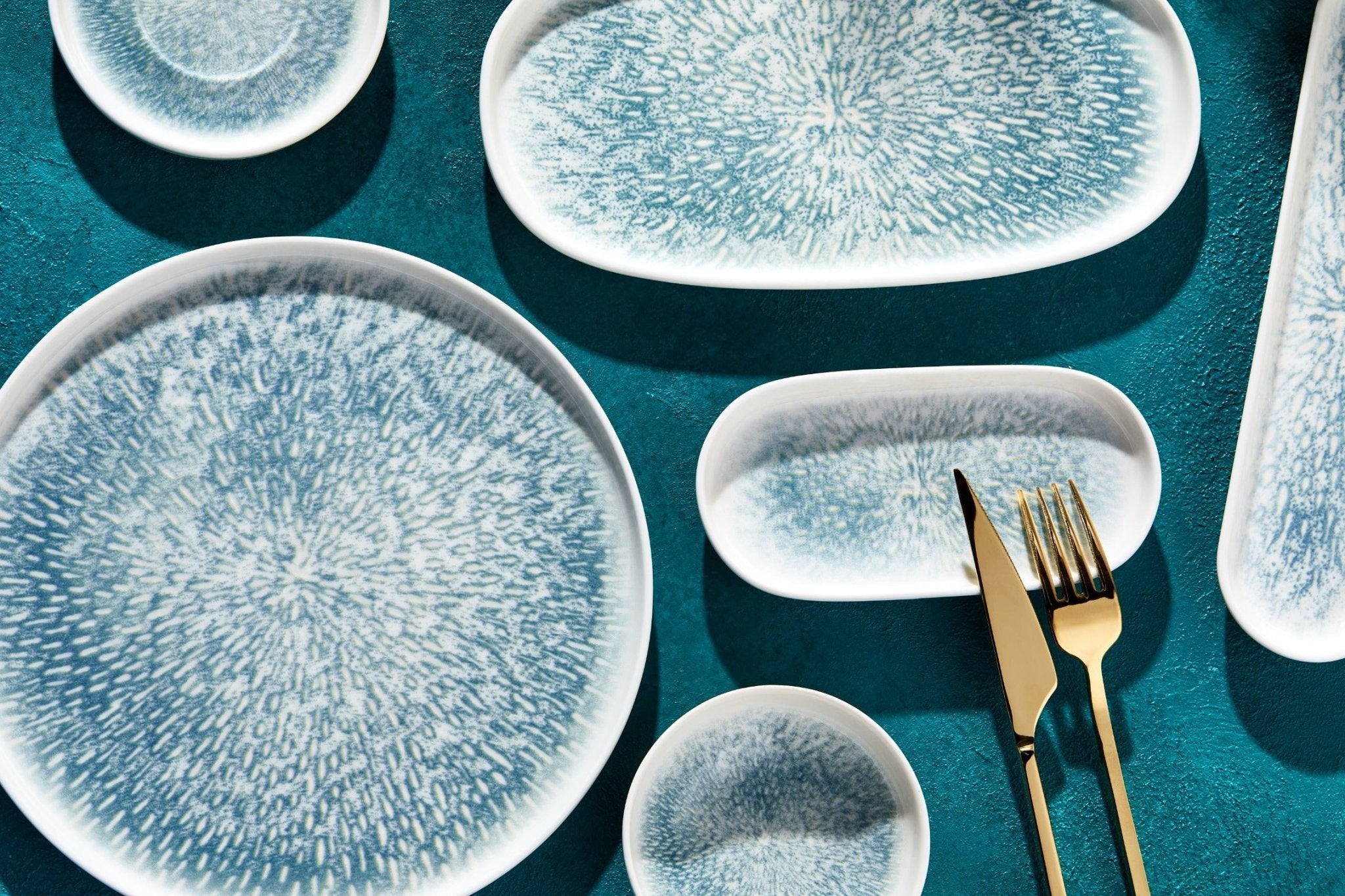 Rinart Pizzabord - Asel - Porselein - 32 cm - set van 2