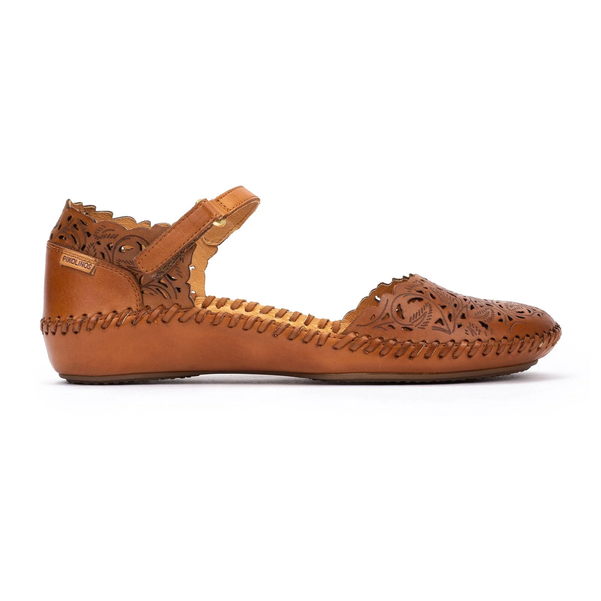 P. VALLARTA - Zapato semiabierto con cierre adherente para mujer