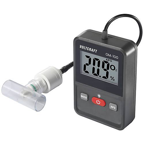 Appareil de mesure d'oxygène VOLTCRAFT OM-100, oxymètre 0 - 100 % O2