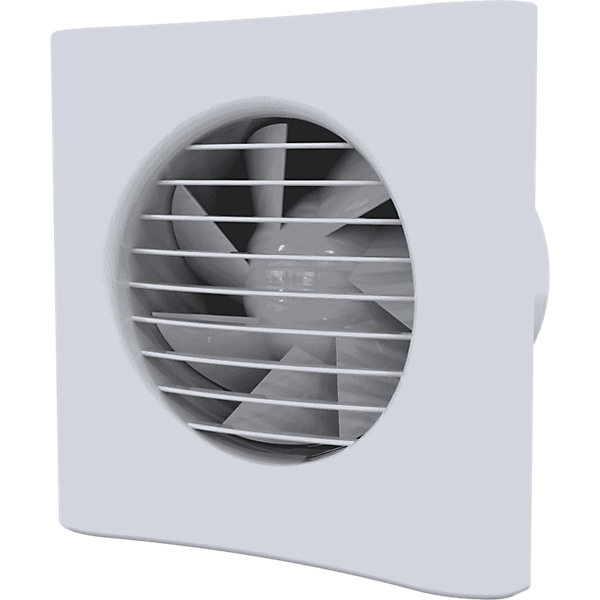 Aérateur extracteur d'air intermittent silencieux basse conso MF 150 mm commande interrupteur
