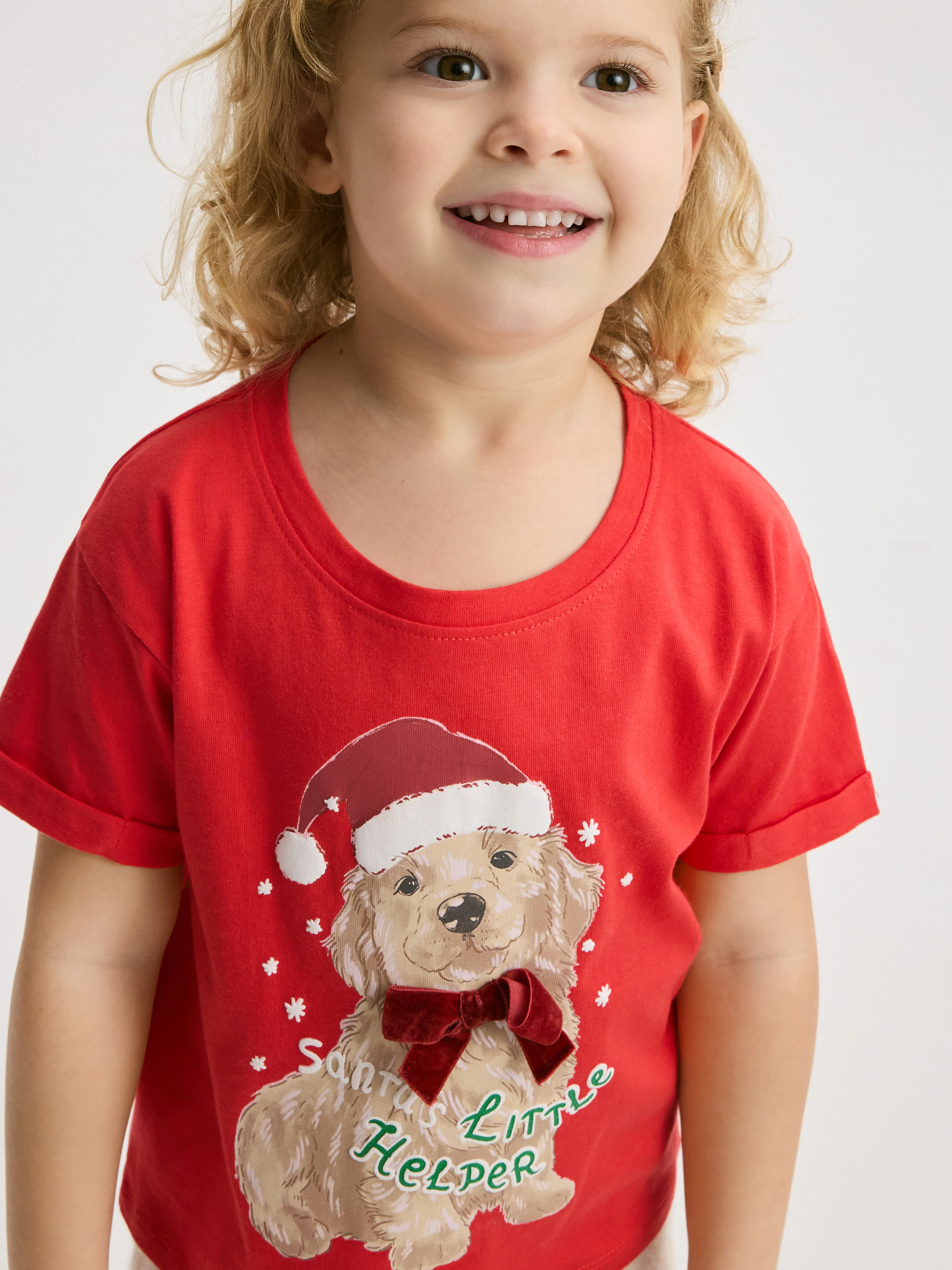 Świąteczny t-shirt z nadrukiem