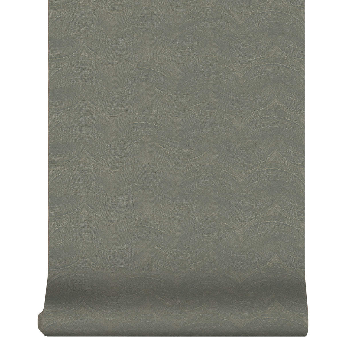 Kayori vliesbehang - Sasa Green - 10mx52cm