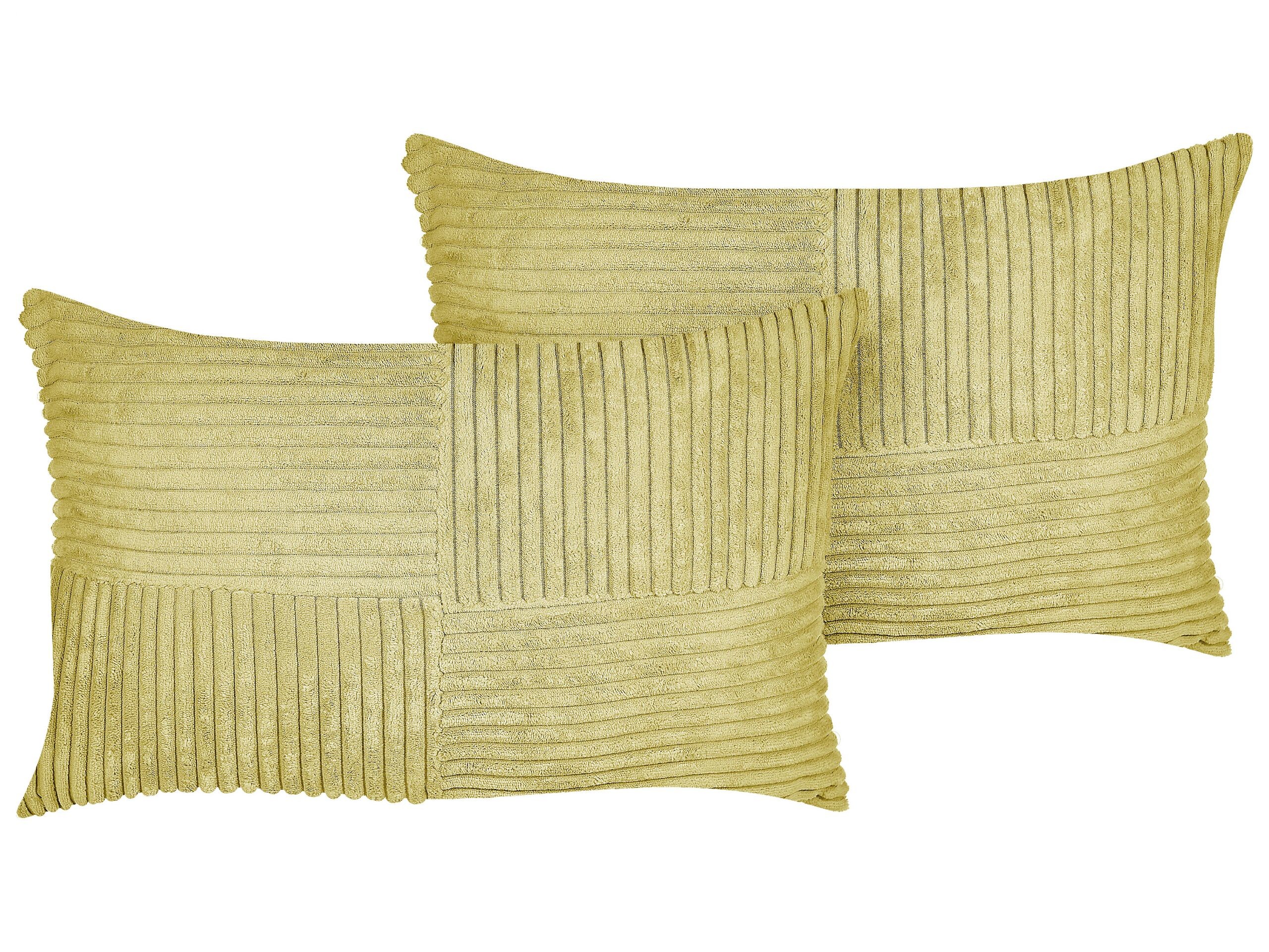 2 poduszki dekoracyjne 47x27 cm zielone