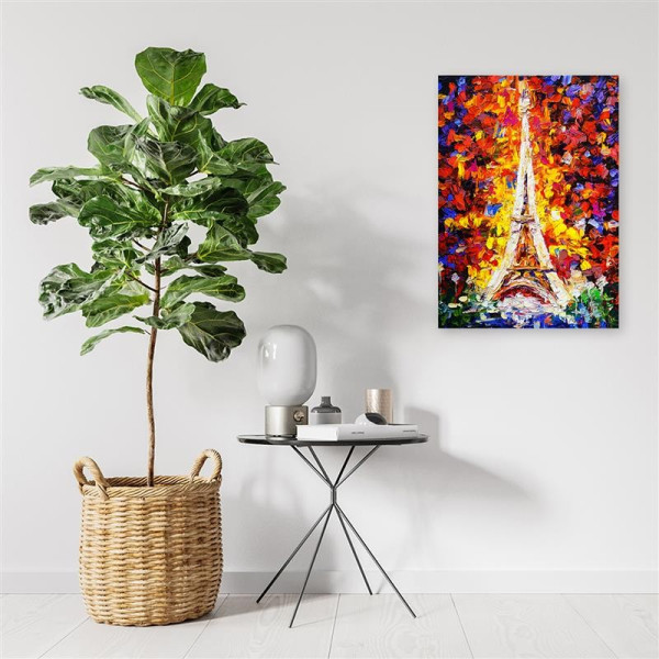 Feeby Obraz na płótnie, Malowana Wieża Eiffla 40x60