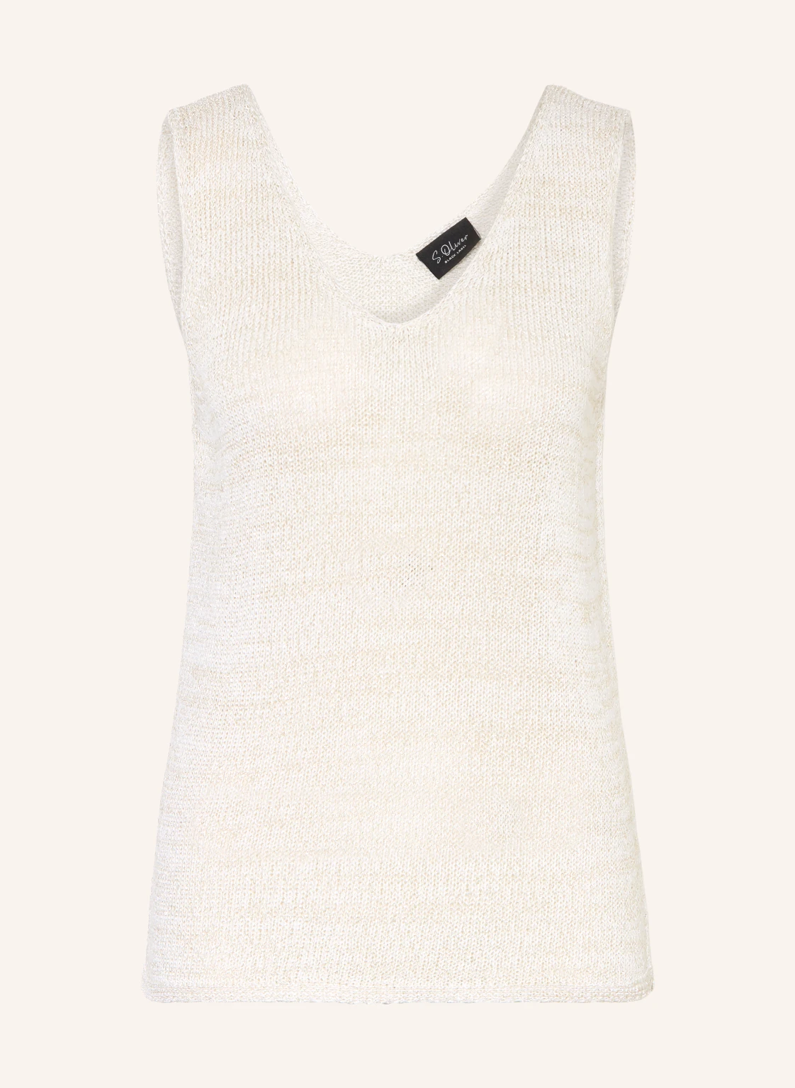 s.Oliver BLACK LABEL Stricktop mit Glitzergarn