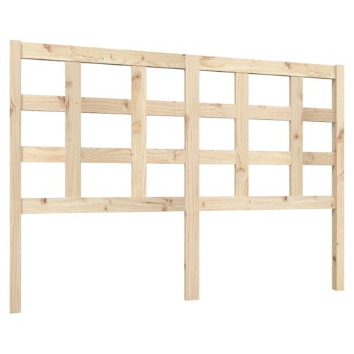 NNEVL Bed Headboard 140.5x4x100 cm Solid Wood Pine