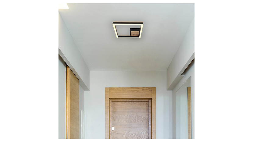 Lampa sufitowa Beatrix LED metalowa czarna