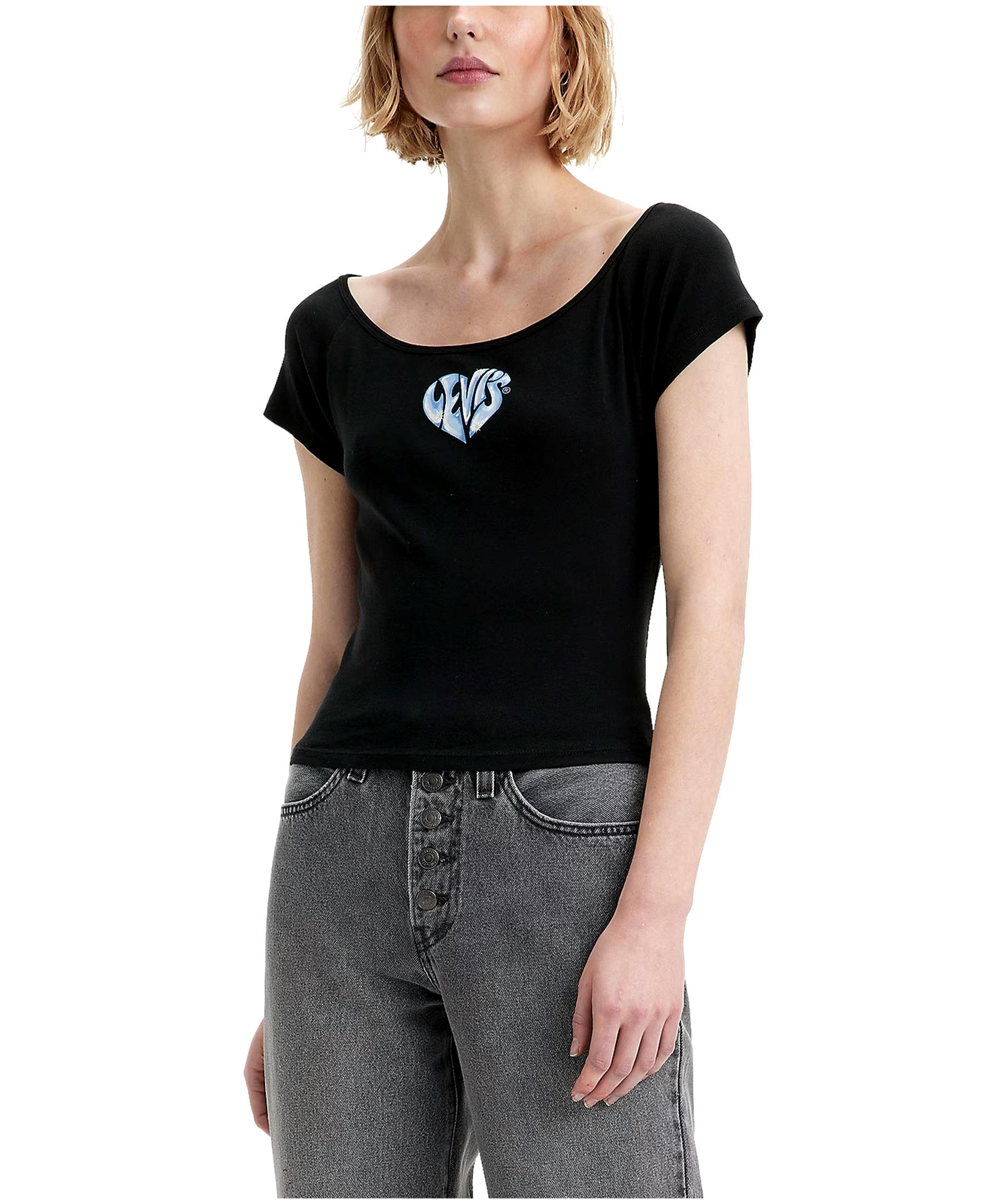 Levi's Women's 90s Inspired Fitted Graphic T Shirt