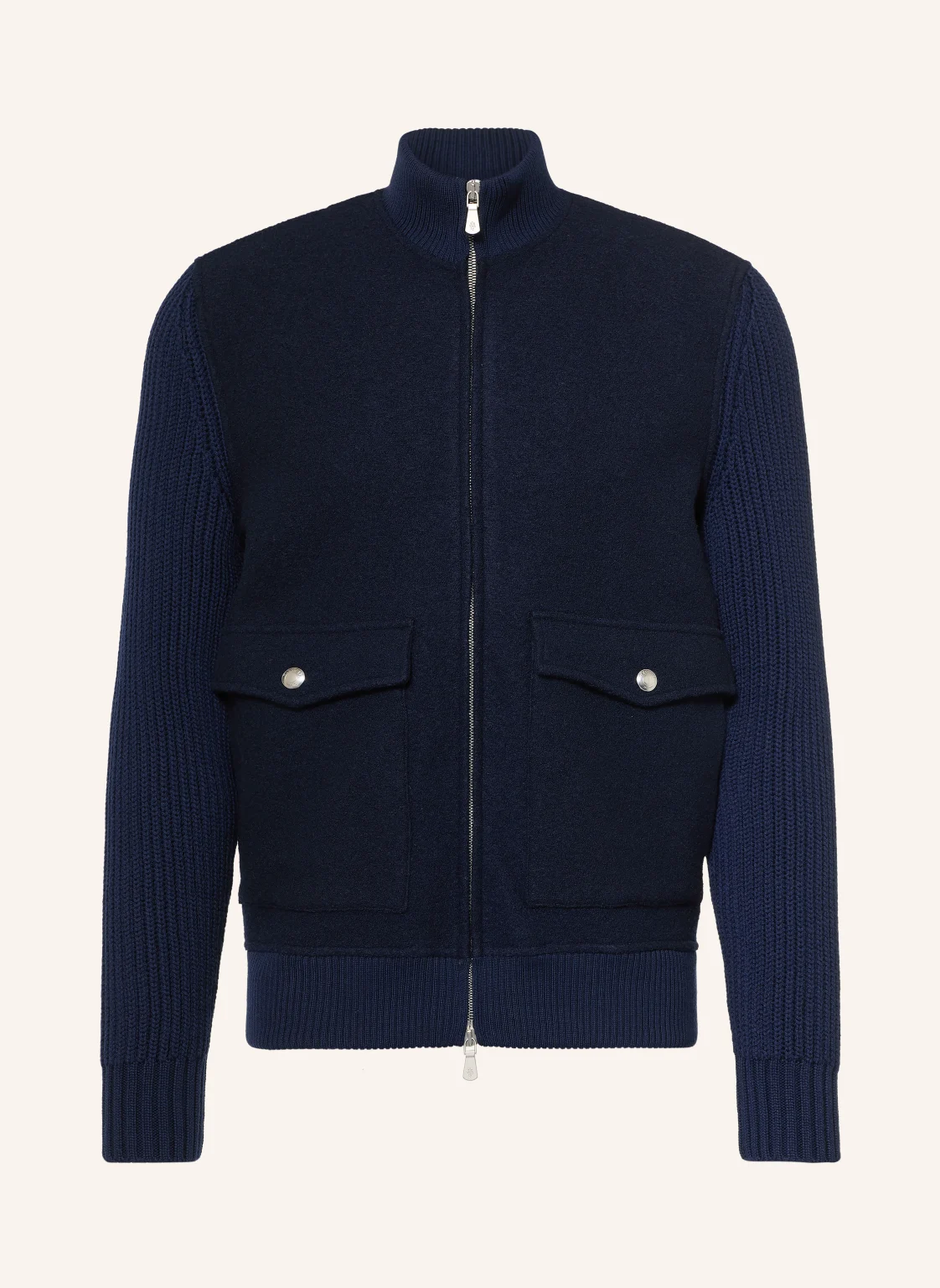 eleventy Blouson im Materialmix