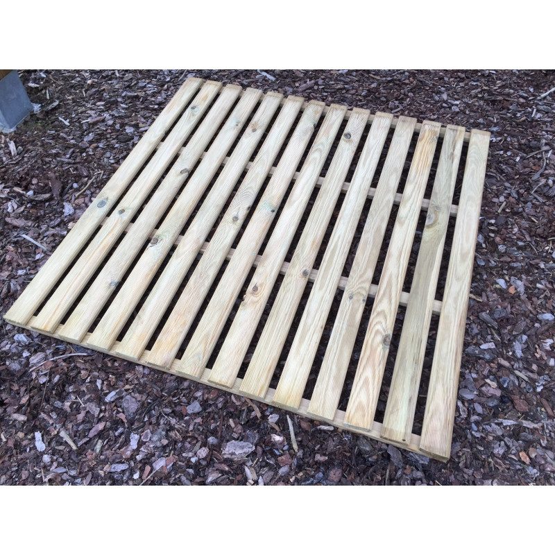 Dalle en bois 100 x 100 x 2,8 cm SOLID