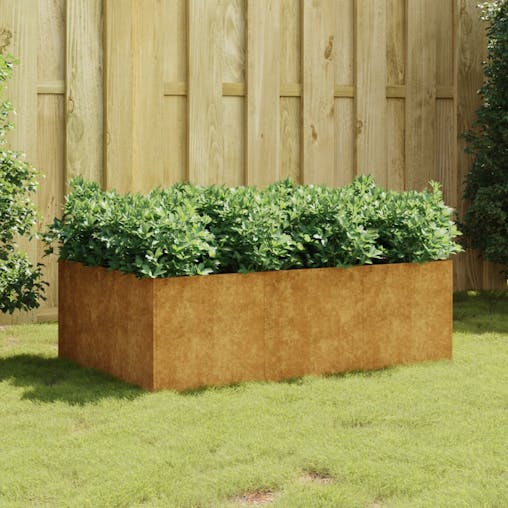 NNEVL Garden Raised Bed 120x80x40 cm Corten Steel