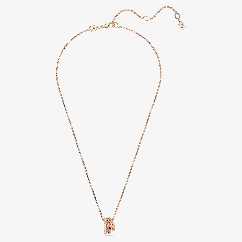 Swarovski Hyperbola Rose Gold Plated Zirconia Necklace 5701494