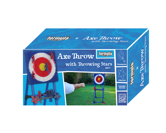 Axe Throwing with Throwing Stars