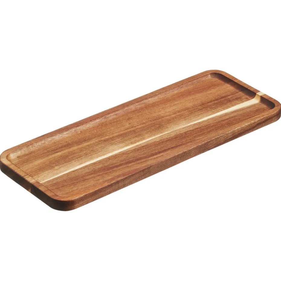 Kwantum Keukenaccessoires | Tray Rechthoek Wood Naturel 36×14 Cm 036X014CM