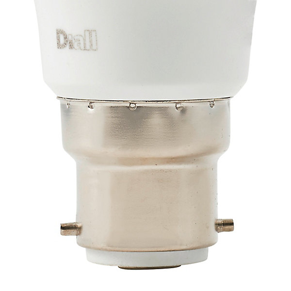 Ampoule LED A60 B22 1055lm 9.5W = 75W Ø6cm Diall blanc chaud