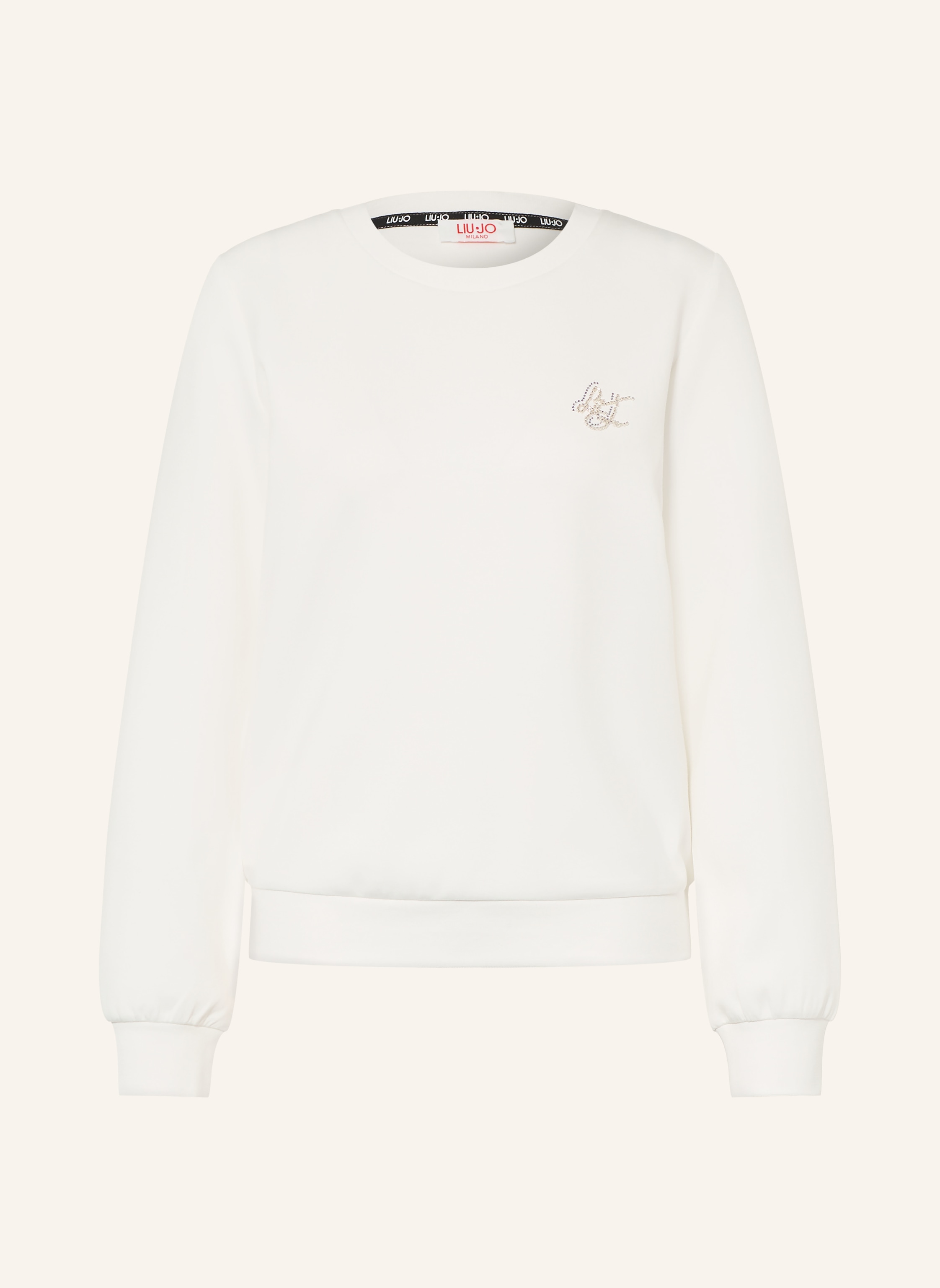 LIU JO Sweatshirt mit Schmucksteinen