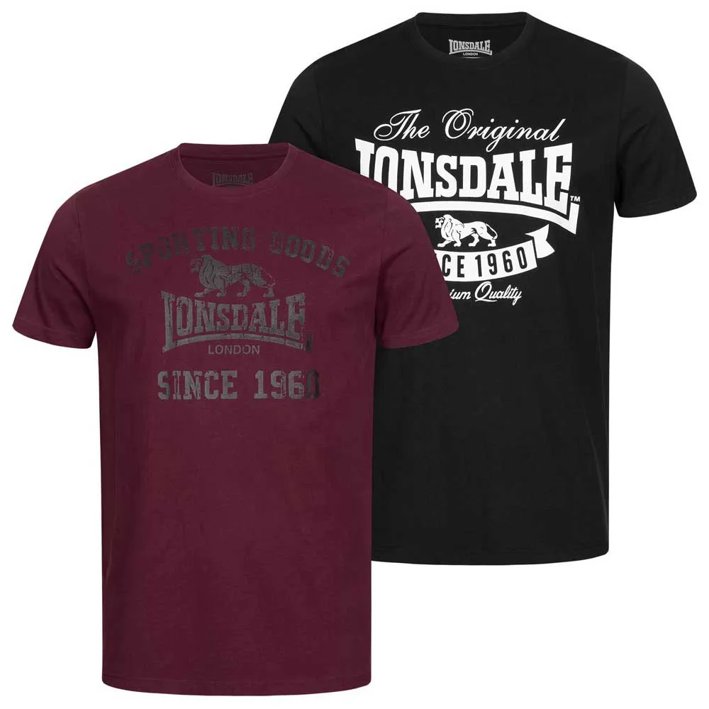 Lonsdale Torbay short sleeve T-shirt 2 units