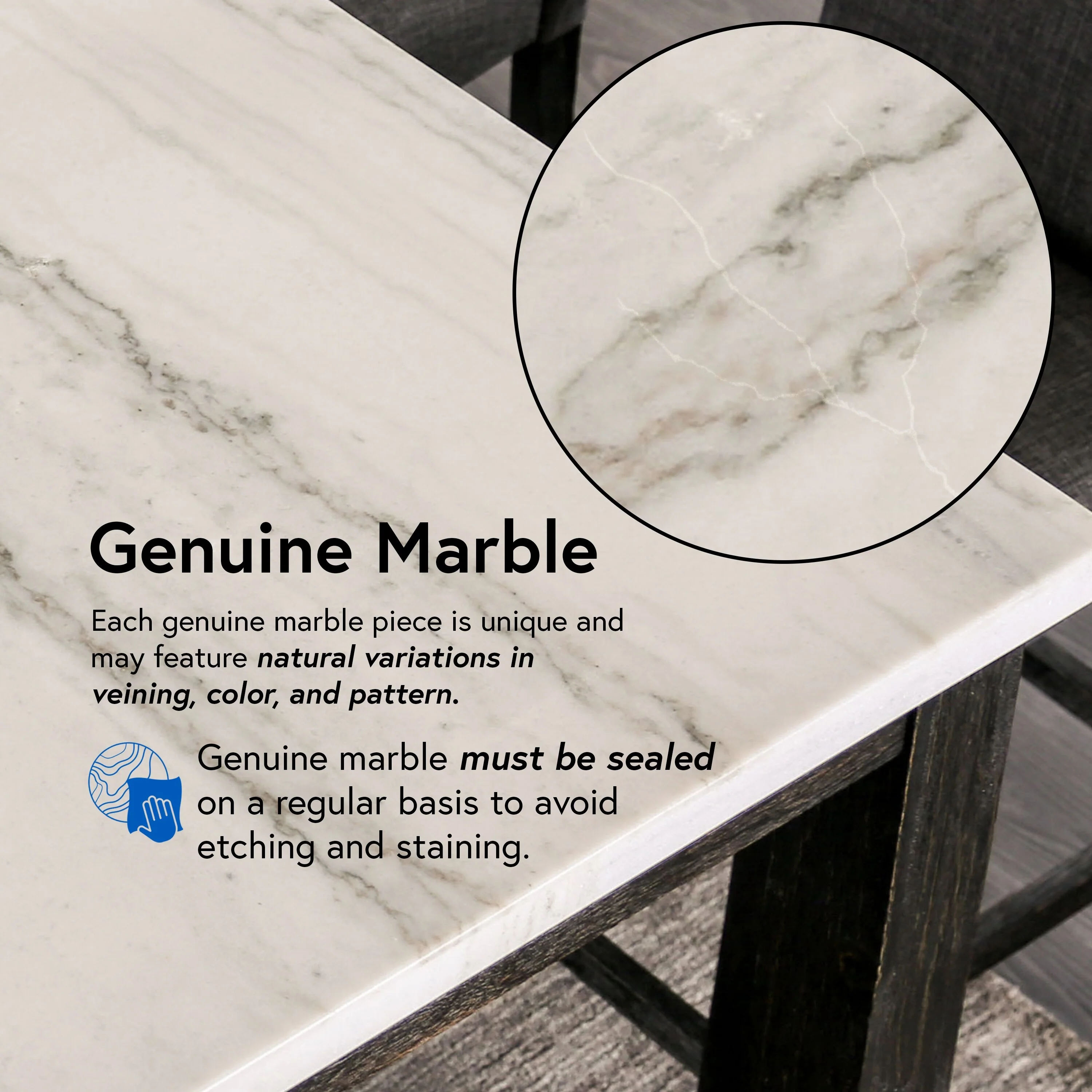 Furniture of America Shap Rustic Black 60-inch Counter Height Table