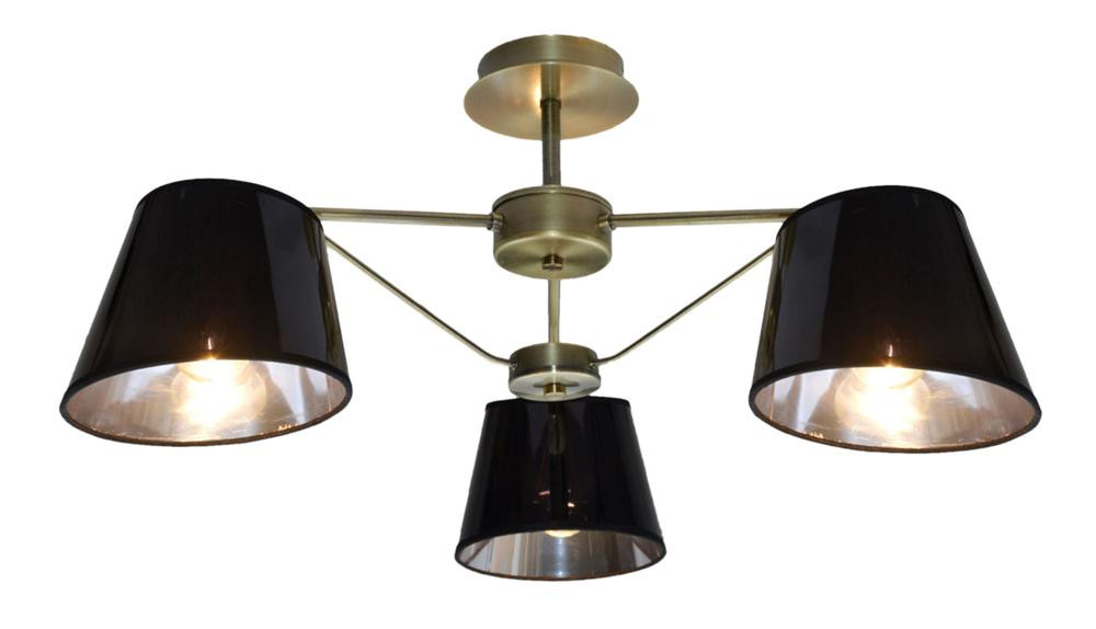 Lampa sufitowa CORTEZ 3x40w e14 patyna