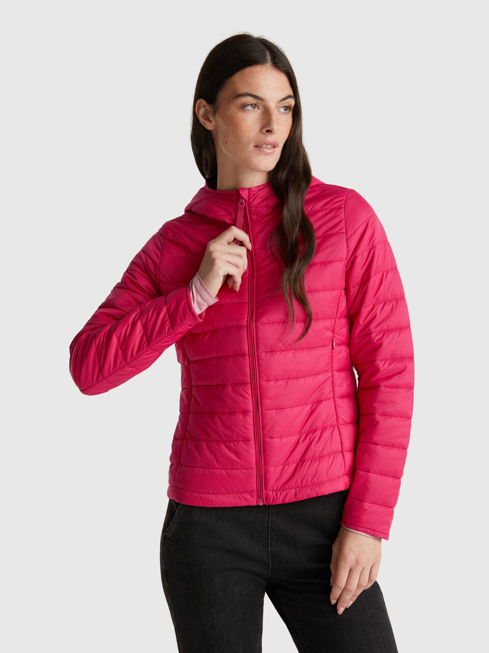 Slim fit padded jacket