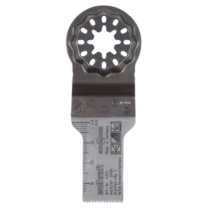 Lame de scie plongeante Starlock BIM pour bois et métaux non-ferreux 20 mm WOLFCRAFT