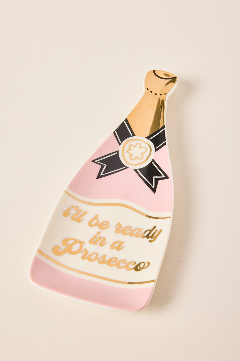 I'll Be Ready In A Prosecco Trinket Dish